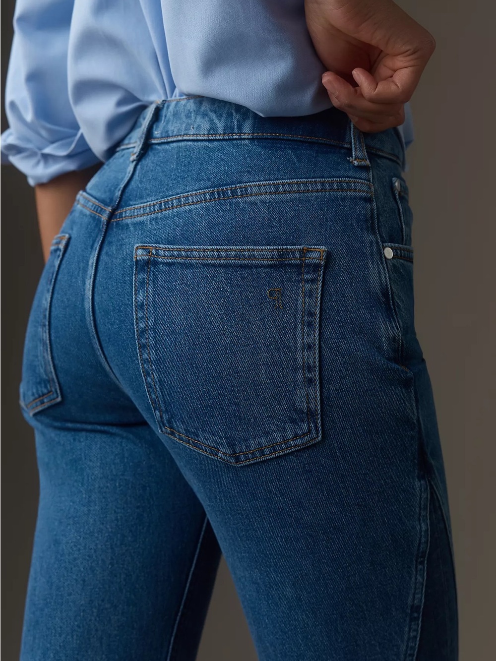 Pilcro Anthropologie Vintage High Rise Straight Leg Jeans Size 31 NWT - Picture 14 of 15